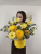 Композиция "Жёлтый всплеск" с хризантемой арт 99006130664Дв